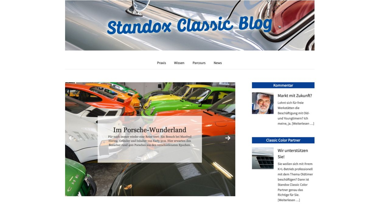 Standox Classic Blog